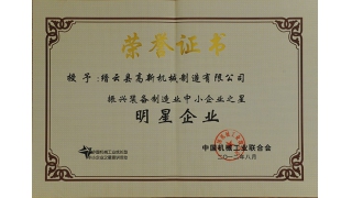 喜獲“明星企業(yè)”、“明星企業(yè)家”稱(chēng)號(hào)